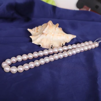 YS 10-11 mm Biela Usadenina Edison Perlový Náhrdelník Oblasť činnosti Pre Ženy Jemné Perly Šperky
