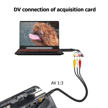 Usb 2.0 DVR Karty Easycap Zachytiť 4 Kanaals Video, Tv, Dvd, Vhs Audio Capture Karty Adaptéra Tv Video Dvr s CD Disk