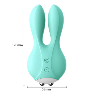 VATINE Elektrickým Prúdom Rabbit Vibrátor Prsia Stimulátor Klitorisu Masér Ženská Masturbácia, Sexuálne Hračky pre Ženy Muži
