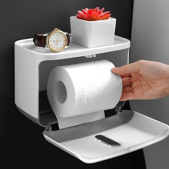 BAISPO Prenosné Toaletného Papiera Držiak Domov Tkaniva Úložný Box Pre Kúpeľňa Hygienický Papier Dávkovač Kúpeľňových Doplnkov