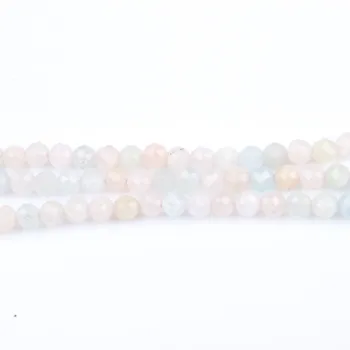 LIngXiang morganite malé korálky módne šperky interval voľné korálky DIY náramok, náušnice, náhrdelník a príslušenstvo