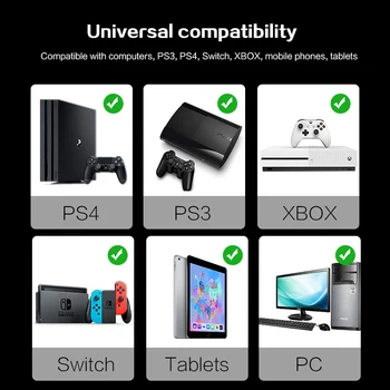 ÚDAJE ŽABA Herné Slúchadlá pre PS4 Slúchadlá s Mikrofónom pre Sony PS3, PS4 pre Nintend prepínač pre Xbox jedno Slúchadlo pre PC