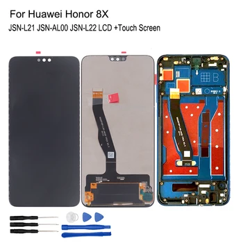 Pre Huawei Honor 8X LCD Displej JSN-L21 JSN-AL00 JSN-L22 Dotykový Displej Digitalizátorom. Opravy Dielov Pre Česť 8X LCD Displej S Rámom