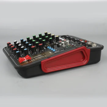 TM4 Digitálny 4-Kanálový Audio Mixer Mixing Console Vstavané Phantom Napájaním s Audio Systém pre Štúdiové Nahrávanie(EÚ Zástrčky)