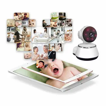 Mini WiFi monitor IP kamera, smart home security system. S 720P HD rozlíšenie Dieťa Pet Monitor FOTOAPARÁTU