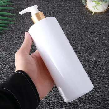 3ks 500 ml Prázdnu Fľašu Skladovanie Fliaš pre Emulzia na Umývanie Rúk Náhodné Čerpadla (Shell Farba Biela Hlave Čerpadla Farba Náhodné)