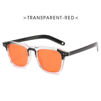 LongKeeper Námestie slnečné Okuliare Ženy, Mužov, Retro Dizajn Značky Malé Rámom Slnečné Okuliare Dámy Červené, Modré Odtiene UV400 Gafas de sol