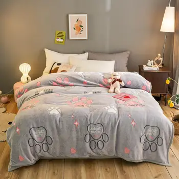 Vysoká Kvalita Coral Fleece mäkké deky na gauč dekorácie uterák deka teplá pokrytie posteľ darček