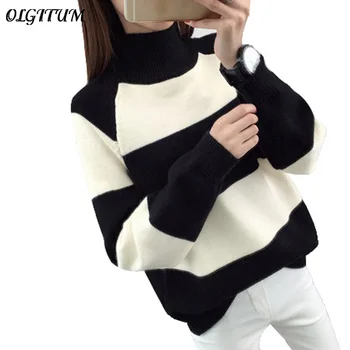 2019 sveter žien zostrojenia študentov voľné krátke odseku jeseň a v zime zahustiť primer tričko, sveter