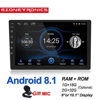 New2G+32 G Android8.1 GPS Navigácia, autorádio Auto Stereo 9 alebo 10.1 palcový 2.5 D Dotyk Wifi Bluetooth4.0 Audio Prehrávač Zrkadlo Odkaz RDS