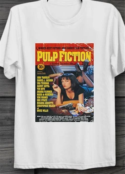 Pulp Fiction Film Cool Retro Vintage Poster Unisex Tričko B264 Homme Plus Veľkosť Tee Tričko
