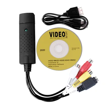 VONETS Easycap USB 2.0, TV, DVD, VHS Video Capture Adaptér Zariadenie Karta Podpora Win XP / Win 7 / Vista, 32 Príslušenstvo