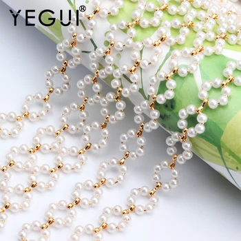 YEGUI C40,šperky, doplnky,pozlátené,korálky reťazca,šperky nálezy súčasti,náhrdelník pre ženy,šperky robiť,50 cm/veľa