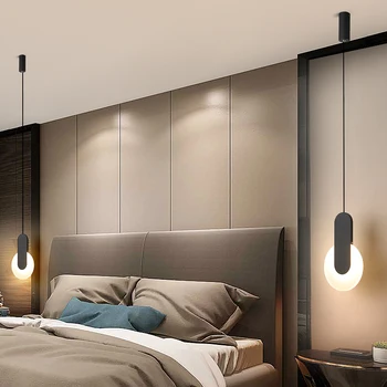 Prsteň prívesok moderný minimalistický tvorivé osobnosti spálňa posteli dlho linependant