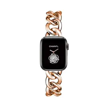 Hot predaj štýlové ženy, kovboj kovový remienok Pre Apple hodinky náramok sereis se 6 5 4 40 mm 44 mm Pre iwatch 3/2/1 38mm 42mm