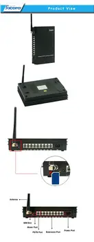 EXCELLTEL Soho GSM Bezdrôtové ÚSTREDNE MS108-s GSM SIM karty pre domáce a kancelárske telefónneho systému