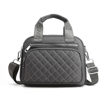 Predaj jednoduché dámy ramenní taška veľká kapacita textílie taška multi-layer kabelka žena ramenní taška pre ženy