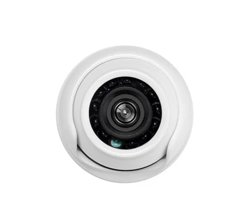 4pcs Vak, 5mp,4mp,2mp 1080P Biele Kovové Infračervené Vonkajšie IP66 Detekcia Tváre Mini Pologuli Dome AHD Bezpečnostné CCTV Kamera