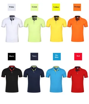Unisex Polo Sport tričko muž živé bavlna priedušná osobné logo Košele na mieru Pár voľný čas extra veľké dropship