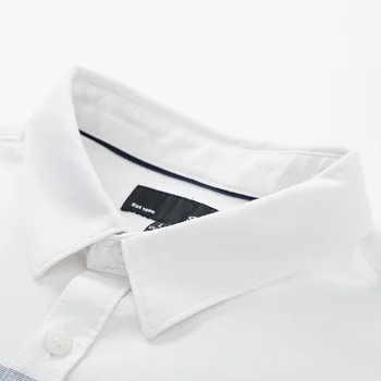 SEMIR Dlhý rukáv košele mužov 2020 jar módny trend hit farebné šitie bežné Japonský tričko mužov bežné