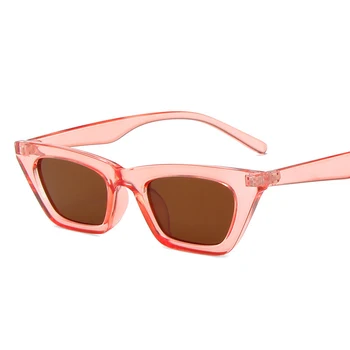 Mačka Očí, slnečné Okuliare Muži Ženy Tan Sivá Objektív UV400 Protection Square Okuliare Módny Dizajn Gafas De Sol