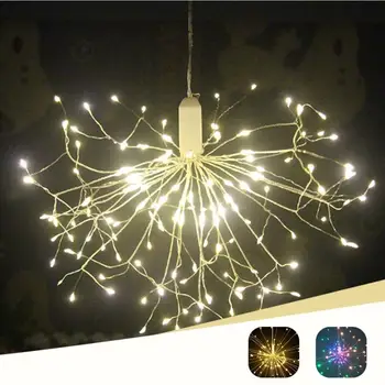 Festival LED vodotesný String Osvetlenie, Ohňostroj Svetla 100-180 Led DIY Ohňostroj Medi Lampa pre Svadobné Party Vianočný Dekor