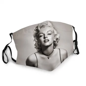 Slávny Americký Herec Marilyn Monroe Tvár Masku Možno Použiť na Umývanie Dospelý / Deti Mäkké Mascaras masque