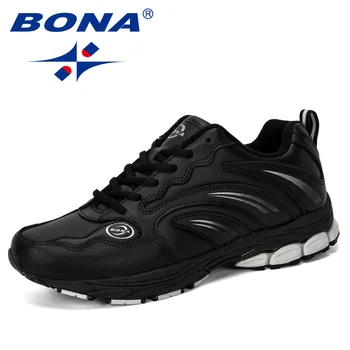 BONA 2019 Nové Dizajnér Chaussure Homme Vonkajšie Mužov Bežecké Topánky Športové Tenisky Mužov Športové Topánky Vychádzkové Topánky Pohodlné Muži