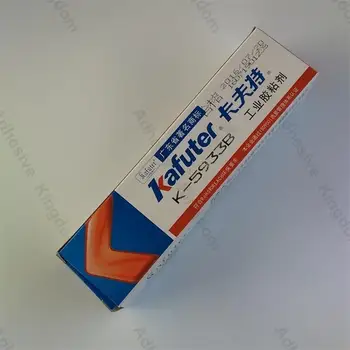 Kafuter 100 g K-5933B priemyselné lepidlá a špeciálne elektronické čierny silikónový tmel