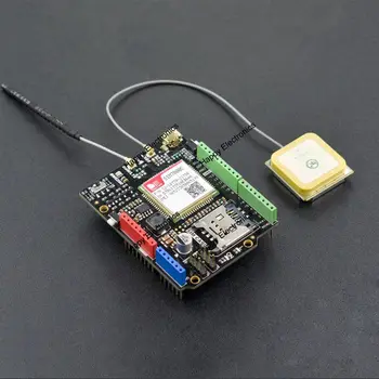 DFRobot SIM7000C pre Arduino NB-internet vecí LTE GPRS GPS Rozšírenie Štít podpora GPS, GLONASS Európsky Galileo/QZSS/BeiDou Navigáciu