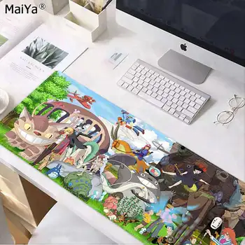 Maiya Anime Odvážneho Preč Totoro Prispôsobené MousePad Počítač, Notebook Anime Mouse Mat Doprava Zadarmo Veľké Podložku Pod Myš, Klávesnica Mat