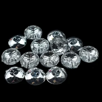 100KS Drahokamu Crystal Tlačidlá Šitie Nábytok, Dekorácie DIY Diamond Tlačidlo Doplnky, Dekoratívne Kovové Gombíky