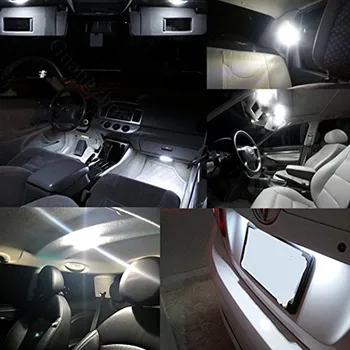 10Pcs Auto vnútorné Osvetlenie Auto LED Žiarovky Držiak Pre Toyota RAV4 2006-2012 Mapu Dome špz Svetlo 12V Led White Ice Blue Pink