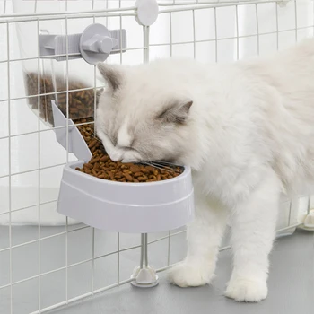 Zavesiť Mačky Dávkovač Veľkú Kapacitu Psa Misy Nádoba Automatické Pet Feeder Skladovanie Plastové Misky Na Kŕmenie Zvieratiek Príslušenstvo