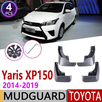 Mudflap pre Toyota Vios Yaris XP150 Hatchback~2019 Blatník Mud Guards Splash Klapky Blatníka Príslušenstvo 2016 2017 2018