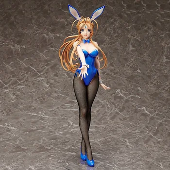 42cm Anime Moja Bohyňa Belldandy Bunny Dievča REEing Akcie Obrázok Socha PVC Belldandy Zber Model Bábiky, Hračky pre Dary