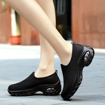 Ženy Chôdza nové Topánky Systémom Oka Obuv Módna Platforma Slip-On Tenisky Air Vankúš Telocvični Moderné Tanečné Topánky Mužov