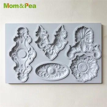 Mama&Pea GX268 Deco Tvarované Silikónové Formy Cake Decoration Fondant Tortu 3D Formy potravinársky