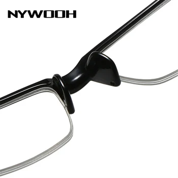 NYWOOH Skončil Krátkozrakosť Okuliare Ženy Muži krátkozraké Okuliare Pol Rám Predpis Okuliare -1.0 1.5 2.0 2.5 3.0 3.5 4.0