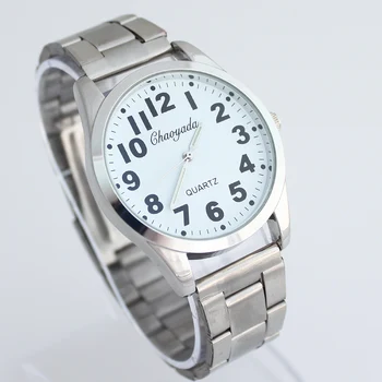 Vysoká Kvalita Starých Mužov, Ženy, Ľudia Sledovať Veľký Počet Náramok z Nerezovej Ocele Náramkové hodinky Milenca Hodinky Ženy Muž Jednoduché Hodinky SN81
