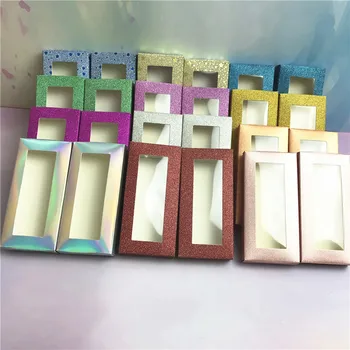 10/30/50pcs veľkoobchod prázdnych obalov box pre rias package papierovej krabici farba obal DIY Svieti balenie box farebné make-up