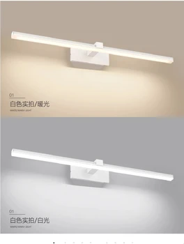 Hot Predaj Moderné LED Nástenné svietidlo Pre Domáce White&Black Skončil Kúpeľňa Lampa Zrkadlo Predné Svetlá LED Nástenné Svietidlá