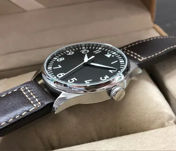 Sapphire crystal 40.5 mm č logo white alebo black dial Japonský VH31 Quartz, svetelný pánske hodinky pa06-20