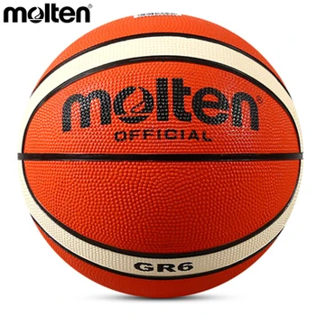 Pôvodné roztavený basketbalovú loptu GR6 Tekutý kaučuk Materiál Úradný Size6 Zadarmo S Netto Taška+ Ihlu použite pre Teenager /žena