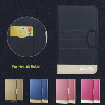 2016 Super! Nextbit Robin Telefón Prípade, 5 Farby Pôvodné Priame Vysokej kvality Originálne Luxusné Ultra-tenké Kožené Ochranný Kryt
