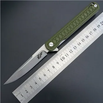 Eafengrow ef16 Skladací Nôž D2 Čepeľ G10 Rukoväť Camping Lov Prežitie Nože Vonkajšie Vrecko Nôž Nástroj výchovy k DEMOKRATICKÉMU občianstvu
