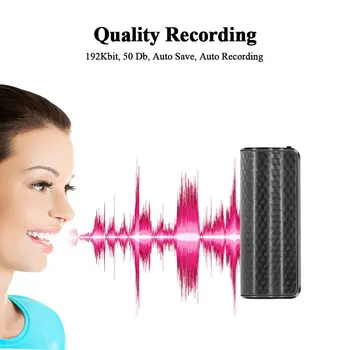VJOYCAR Mini Audio Hlasový Záznamník Zvuku 600 hodín Nahrávania Magnet Digital 8 16 G 32GHD Diktafón Denoise Dlhú vzdialenosť