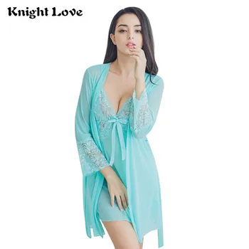 Sexy Ženy Noc Šaty tvaru Čipky Bielizeň Sleepwear Dámy Nightgown Pevné Odev Ženský Nightdress Domov Sleepshirt Nighty