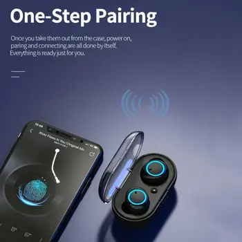 Y50 TWS Bezdrôtové Slúchadlo Bluetooth 5.0 Slúchadlá športové Slúchadlá Slúchadlá S Mikrofónom Pre chytré telefóny, Xiao Samsung Huawei
