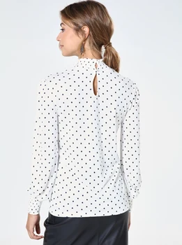 Camiseta nido de abeja elastico sk cuello y punos mujer - 043282